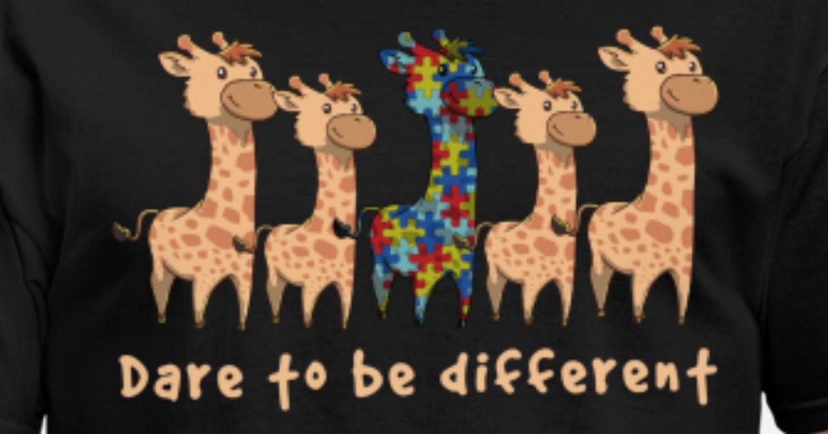 Different Giraffe Autism Awareness 